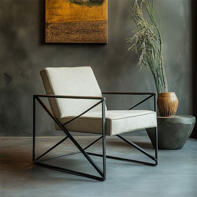 Kerusi kerangka bingkai logam